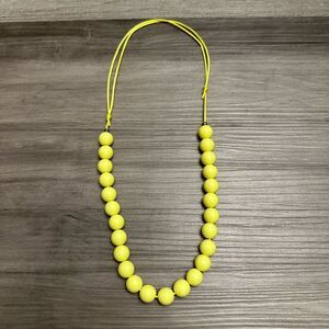 Small bead Chunky yellow pearl toddler/girl necklace